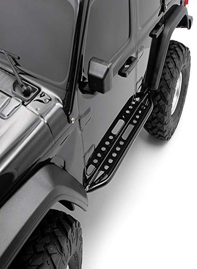 KYX Racing Side Step Running Boards Foot-Plate for 1/10 RC Crawler Car Axial SCX10 III AXI03007 SCX10.3 (Metal) - Image 4